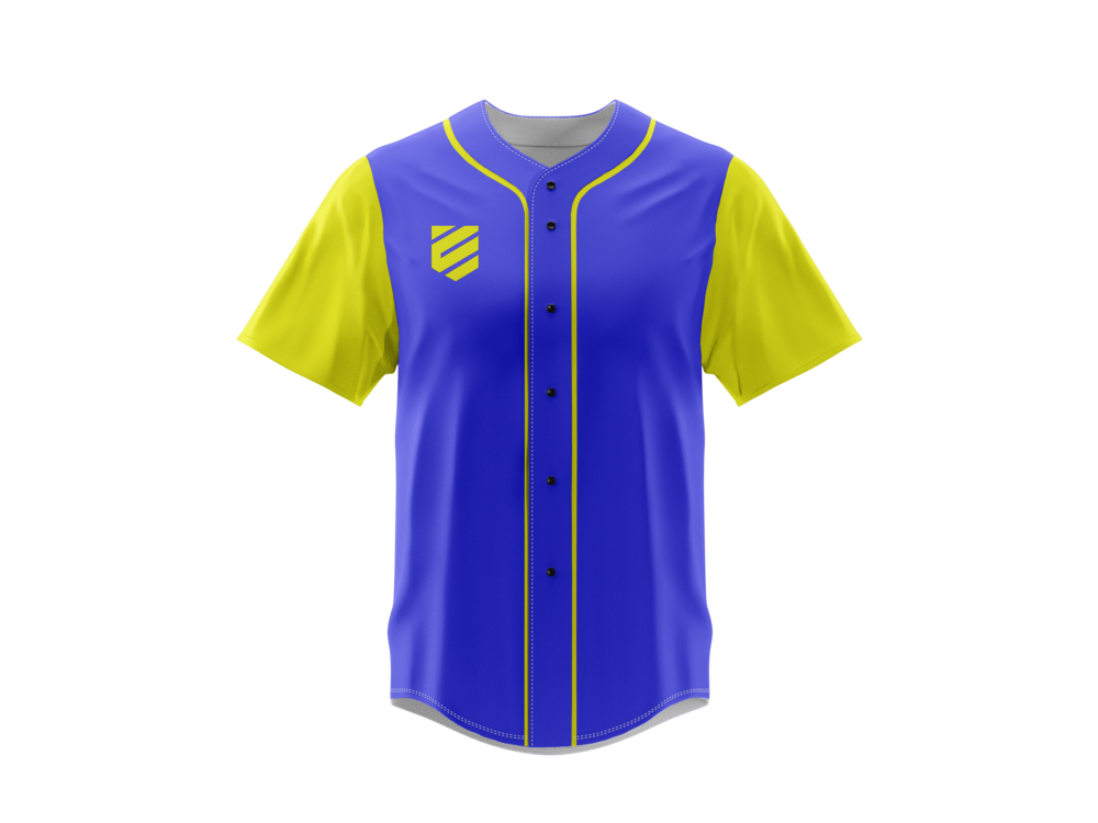 Azul claro- mangas amarillo