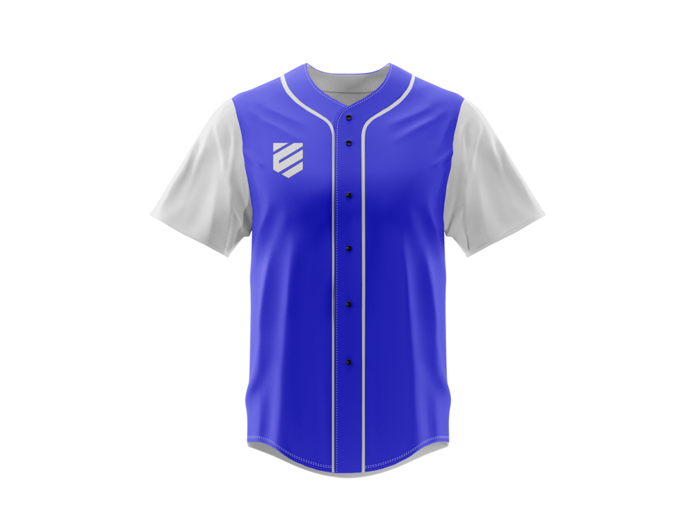 Azul claro- mangas blanco