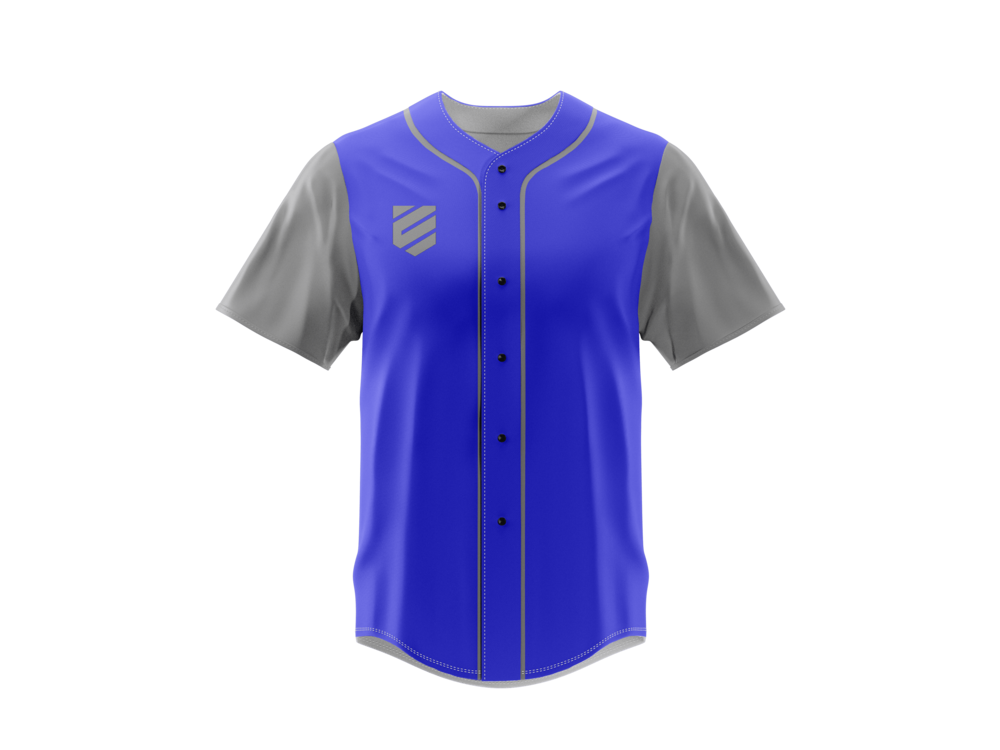 Azul claro- mangas gris